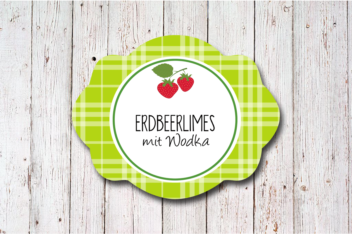 personalisierte-Erdbeer-Limes-Etiketten-oval-60-x-47-mm-web - watsonLABEL
