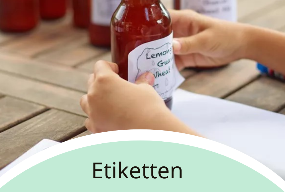 Etiketten richtig Aufkleben und Lagern