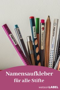Namensaufkleber fuer alle Stifte
