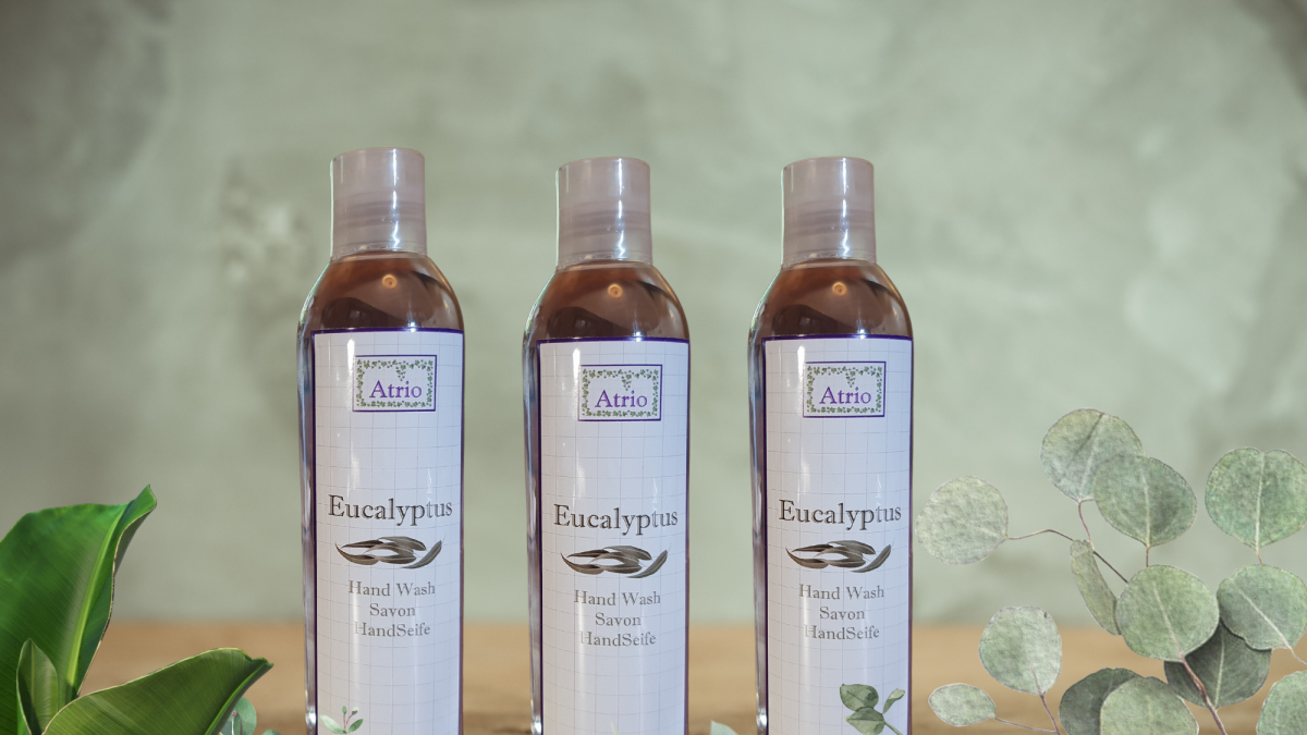 Spülmaschinenfeste Flaschenetiketten für Shampoo
