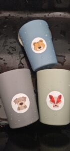 Aufkleber-spuelmaschinenfest-fuer-Kinder-und-Kita-Becher-und-Tassen-Motivserie-wilde-Tiere
